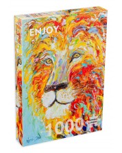 Slagalica Enjoy od 1000 dijelova - Lav u boji -1